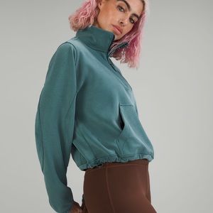 Lululemon Brushed Softstreme Ribbed Half Zip